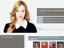 Tablet Screenshot of christina-hendricks.us